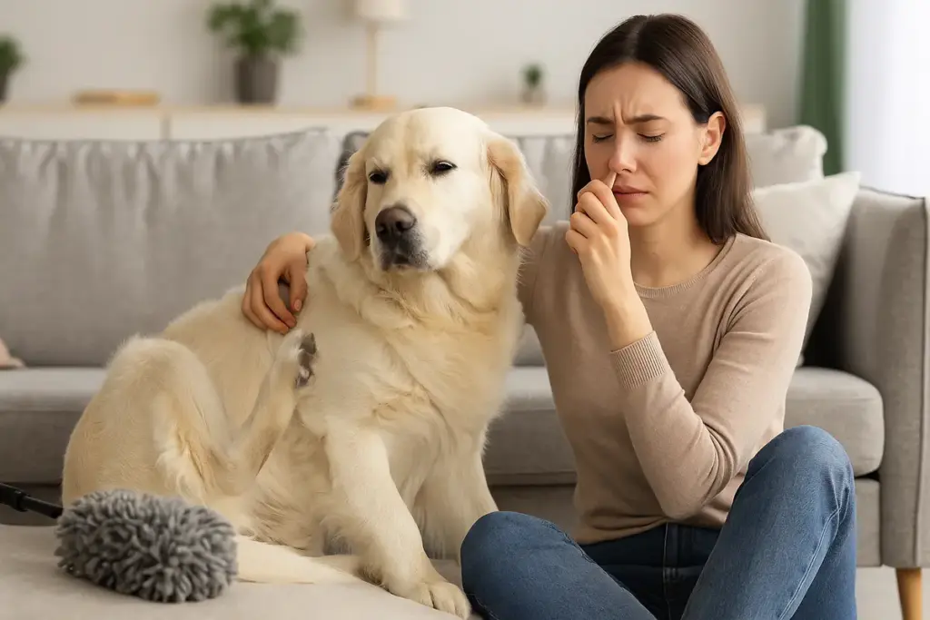 Come capire se il cane è allergico alla polvere domestica? Segnali da non trascurare e rimedi pratici