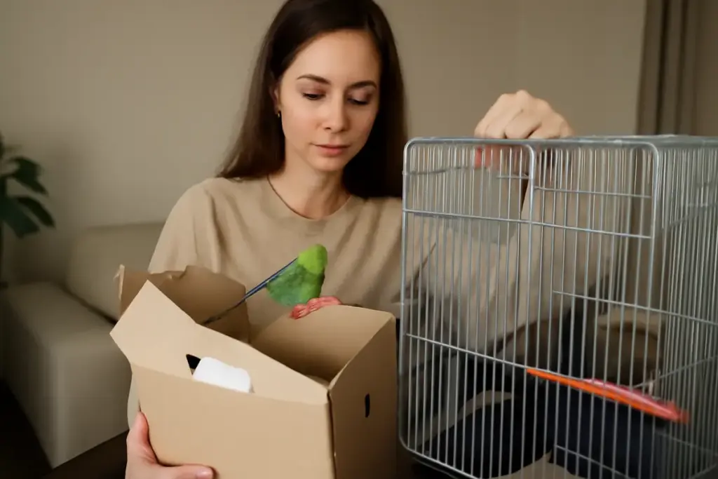 Quando spostare un uccello appena adottato nella nuova gabbia? Il momento ideale per evitare stress