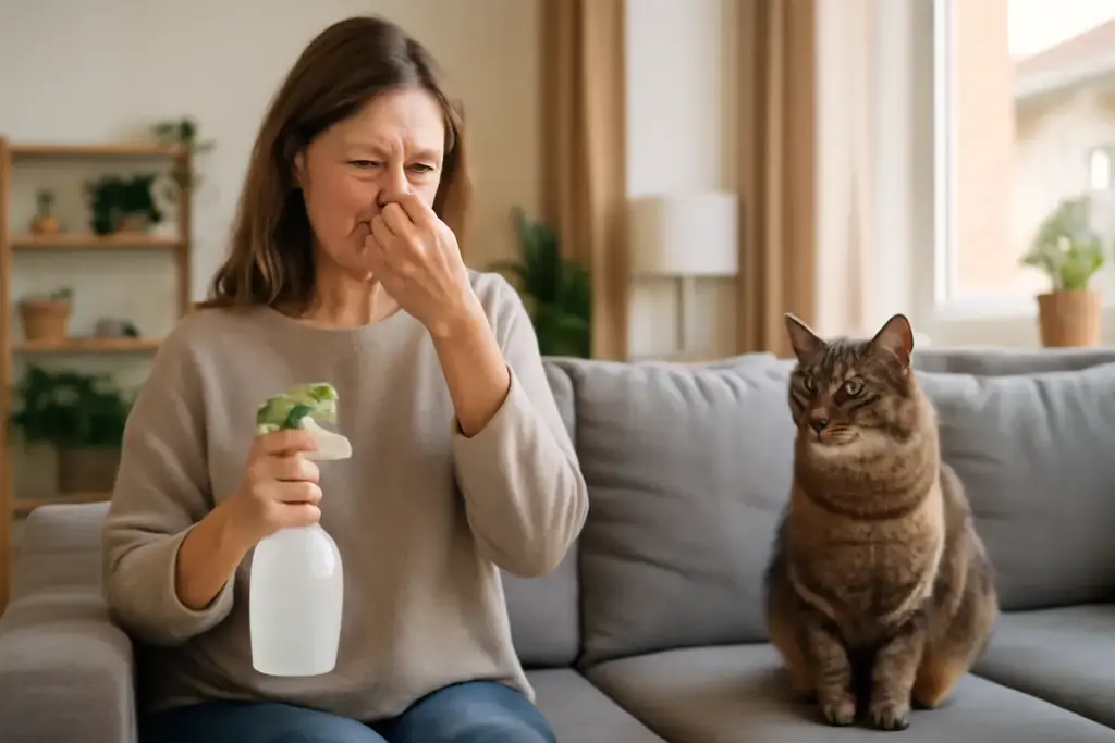 Odore di urina di gatto persistente in casa? Soluzioni naturali per eliminarlo definitivamente