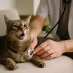 Gatto domestico con respiro affannato: le possibili cause e l’intervento giusto da fare subito