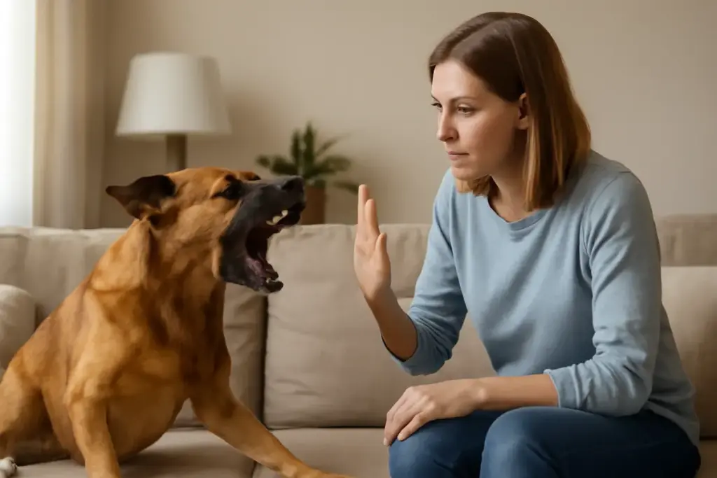 Come affrontare l’aggressività improvvisa nel cane di casa? Tecniche per ristabilire la calma senza punizioni