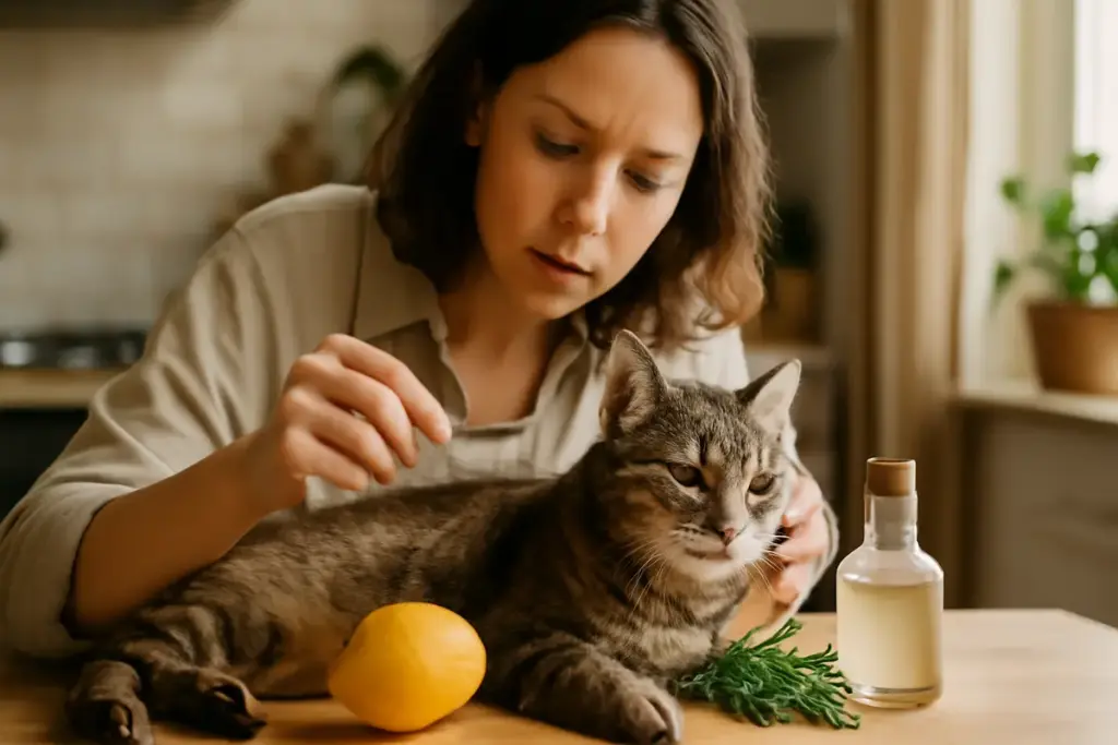 Come proteggere il gatto dalle pulci senza usare prodotti chimici: metodi naturali da conoscere