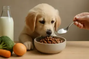 Alimentazione del cucciolo di cane: cosa aggiungere al pasto per supportare la crescita?