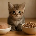 Paté oppure crocchette per gattini: la scelta che favorisce una crescita equilibrata