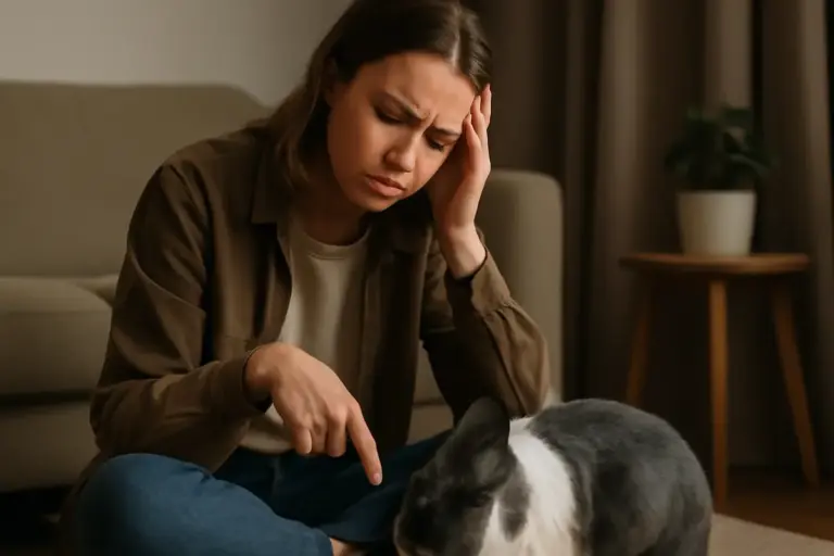 Come riconoscere lo stress nel coniglio domestico? I segnali da osservare prima che peggiori